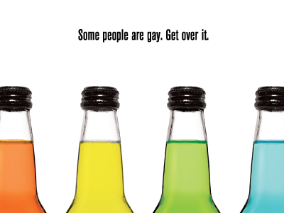 Jones Soda - 2015 Seattle Pride Ad ad advertisement advertising gay jones soda jones soda co. marketing pride soda