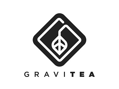 GraviTea branding gravitea icon identity logo tea