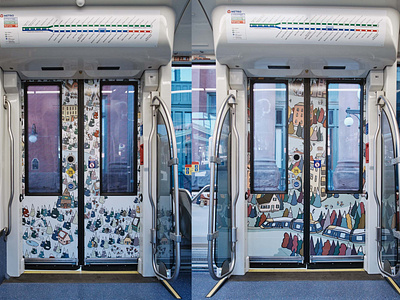 Interior Train Wrap