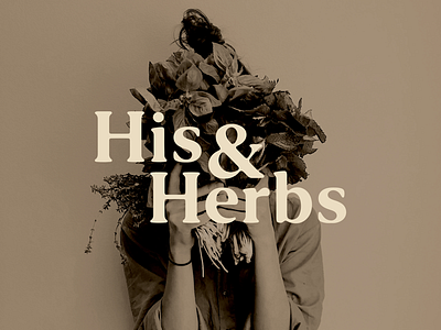 His&Herbs Logo brand brand design brand identity branding branding design design graphic design herbs logo logo design logo designer logodesign vector