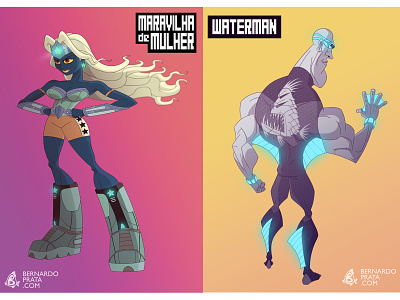 PRATAVERSE characters avatar design de personagens heróis ilustração metaverso quadrinhos sci-fi vilões