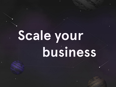 Scale your business planets scale shopify space