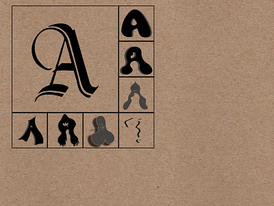 Alphabet dailyui design illustration typography vector