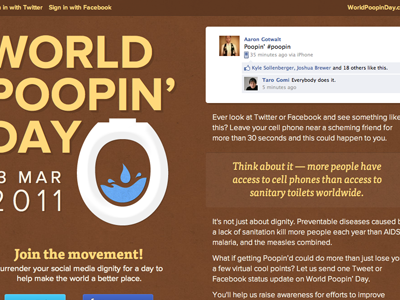 World Poopin' Day 2011