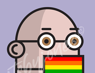 I’m not gay, i only support it! doodles icon illustration nft nftart vector