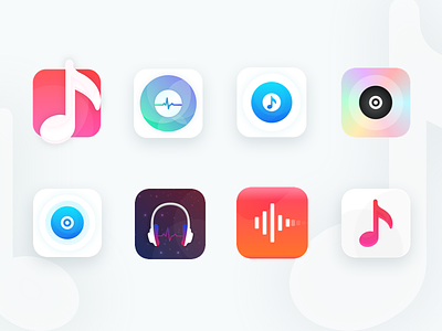 EMP Music App Icon app icon emp icon music music app trendy colors