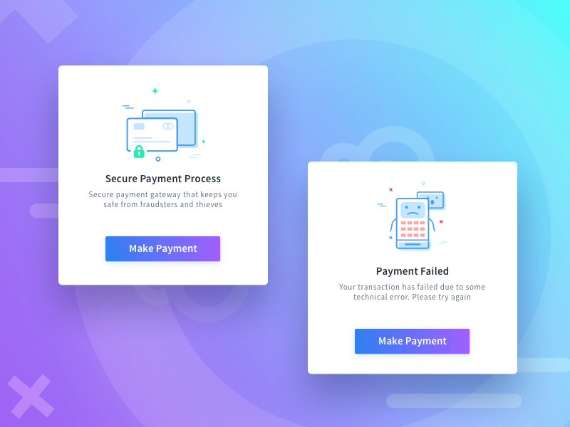 Payment failed please try again