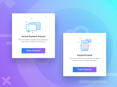 Illustrations empty state illustrations line icon payment failed payment gateway payment illustration payment successful