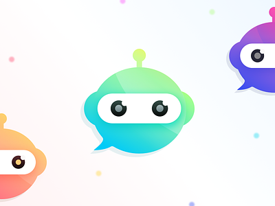 Chatterbot Icon for Quovantis bot chat chat bubble chatterbot irobot quovantis