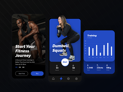 Fitness App app design fitness fitness app mobile app mobile app design sketch sketchapp ui uidesign