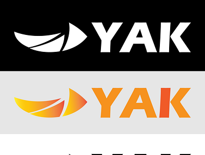 YAK photography project branding design flat icon illustration logo typography vector