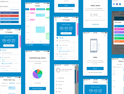 Sheetu App app design flat ios iphone mobile app mobile application sketch ui ux