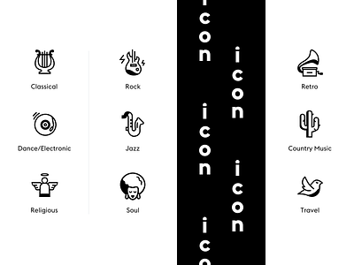 Icons Set icon iconography simple vector