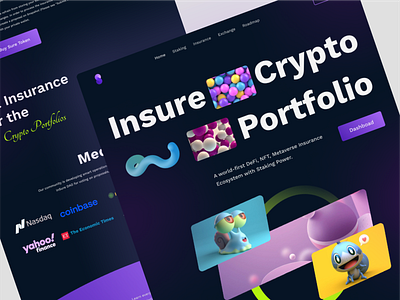 Crypto Landing Page Design