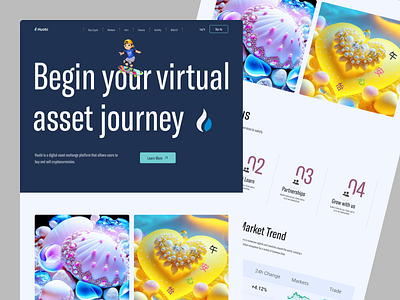 Crypto Landing Page Design