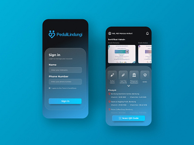 PeduliLindungi Mobile App - Redesign