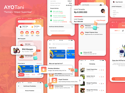 AYOTani - the Farmers' Helper SuperApp app design ui ux