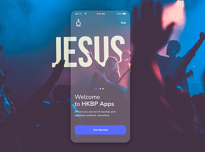 HKBP Apps - Church Operations SuperApp app design ui ux