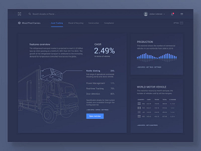 Truck Spec Dark Theme dark ui