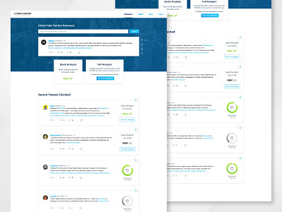 Tweet checker ui