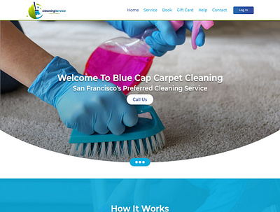 Carpet Cleaning Website design coding css design graphic design illustration logo ui ui design ux design website design