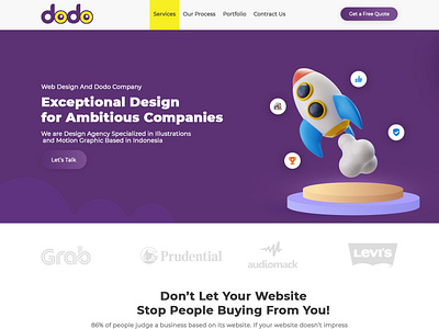 DODO Website design coding css design graphic design illustration logo ui ui design ux design website design