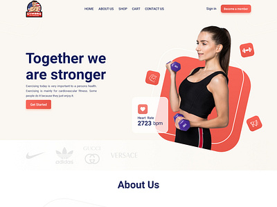 Gym Website design