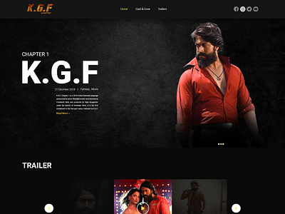 Kgf Website Design