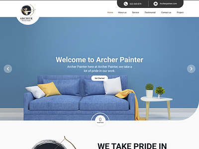 Archer Painter Website Design