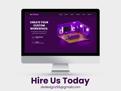 A-Room Responsive Website Design coding css design graphic design logo responsive ui ui design ux design web website design