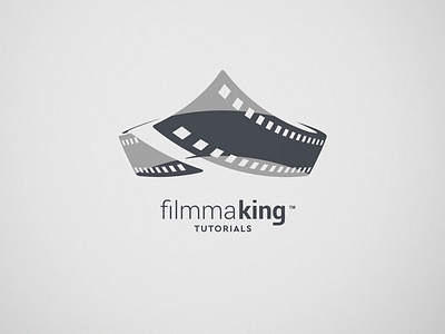 Filmmaking Tutorials ™ crown film king logo movie picture