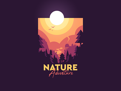 Nature Adventure! adventure art book branding clean design flat graphic design illustration illustrator nature vector