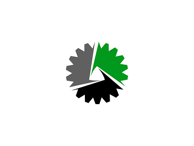 Green Mechanical(Industry) Logo