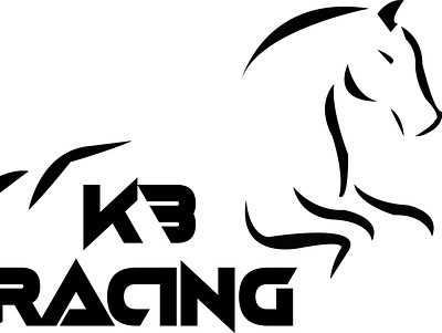 Horse racing logo leter logo logo logo design