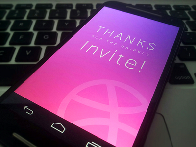 Thanks for the Invite! android debut invite thanks welcome