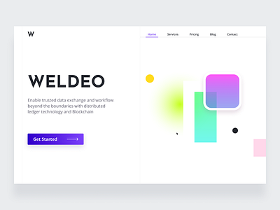 Landing Page, Hero