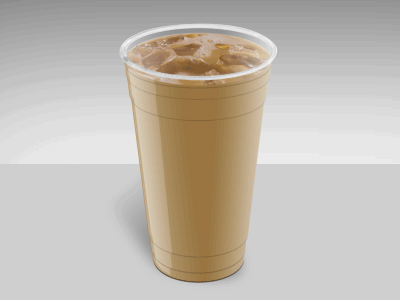 Animated Iced Coffee animation caffeine coffee cup drink fake graphic