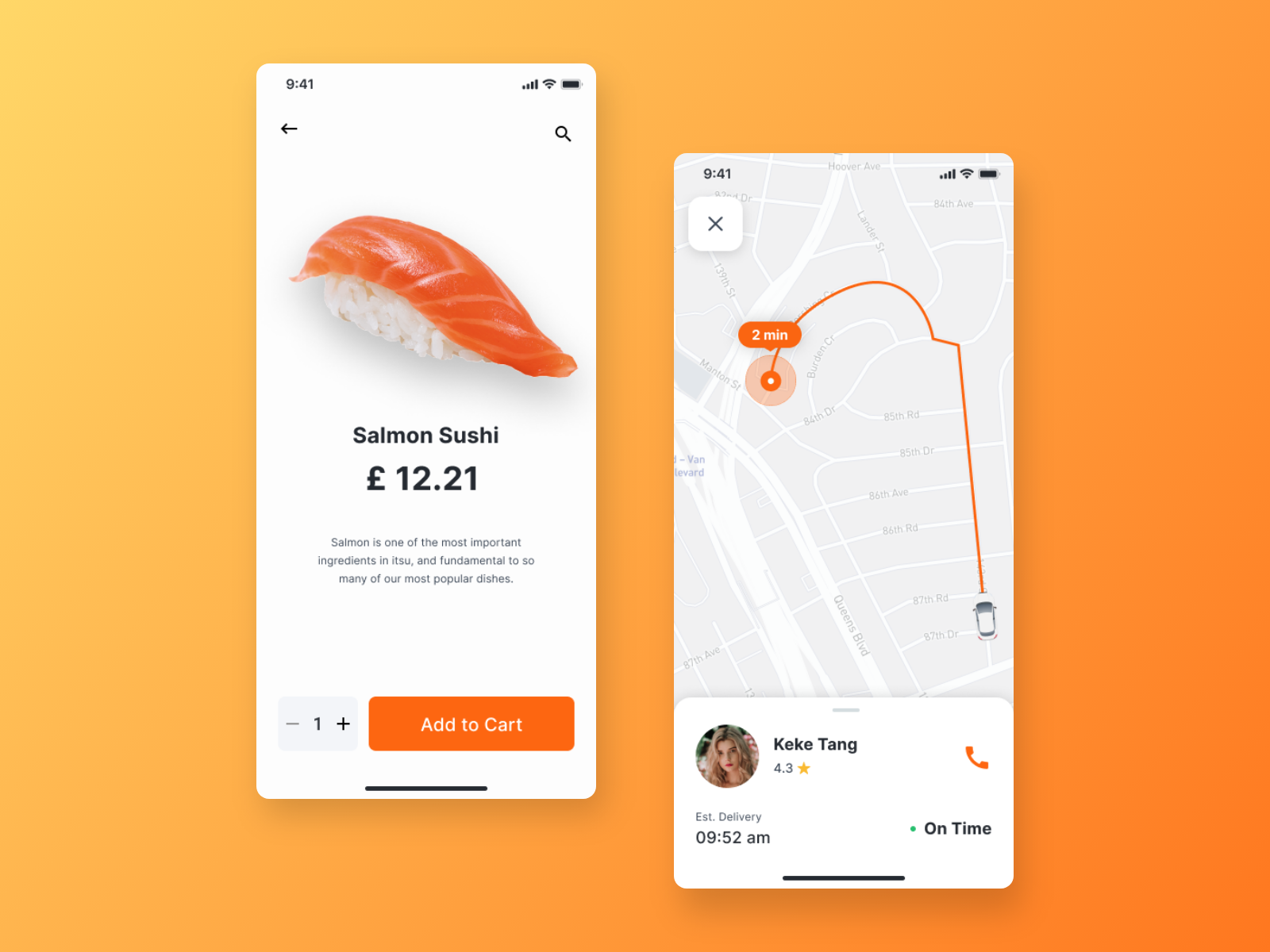 Daily UI 05 Japanese Food Delivery App by Derek on Dribbble