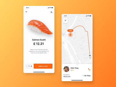 Daily UI 05 : Japanese Food Delivery App app food ui ux