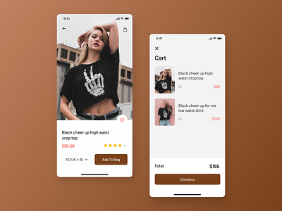 Daily UI 08: Online fashion store app fashion ui ux