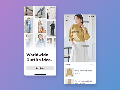 Daily UI 14: Outfit suggestion AI ai app fashion ui ux