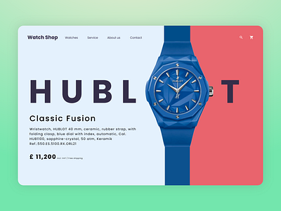 Daily UI 26: Watch retailing