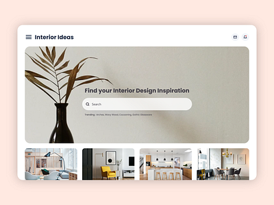 Daily UI 29: Interior Search Site home page interior ui ux website