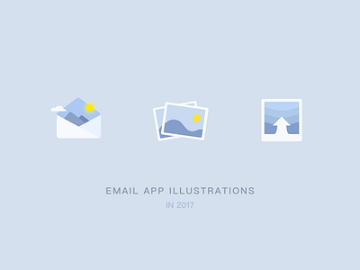 Email App Illustrations icon illustrations
