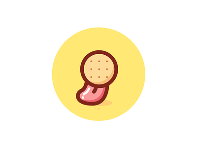 Cookie Logo icon illustrations logo