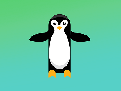 Penguine character design penguin