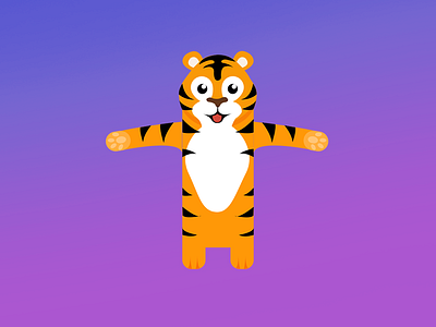 Tiger Mascot character design mascot tiger