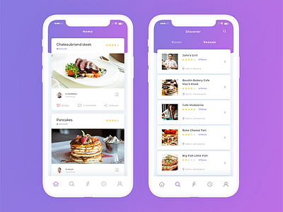 Restaurant App mobile app restaurant app ui design