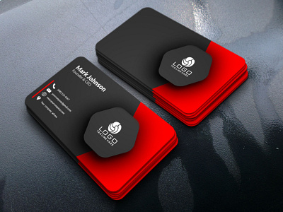 Professional modern minimalist business card design