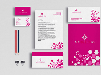 Business card,letterhead and branding stationery